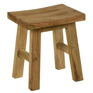 Tabouret En Teck Recyclé - 45 Cm, Arizona