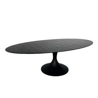 Table En Verre Noir - Effet Ride D'eau 250 Cm Ligurie