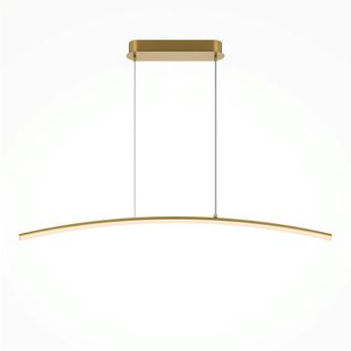 Suspension LED Design - Arc Doré Style Minimaliste Ava