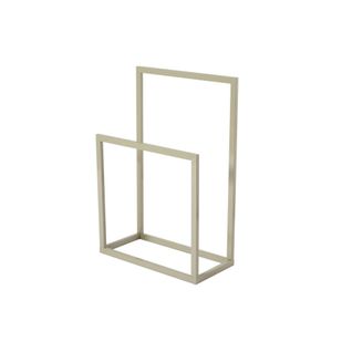Porte-serviettes Sur Pied - 2 Barres Taupe, Style Design Sfax