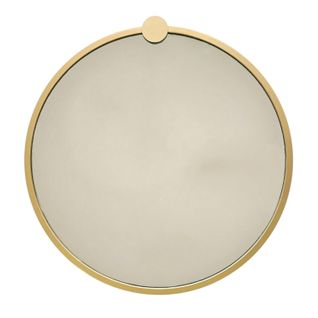 Miroir De Salle De Bains Doré Ø60 Cm - Style Moderne Cody