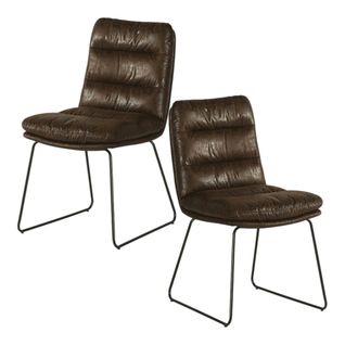 Chaise Rembourrée Havane Epika (lot De 2)