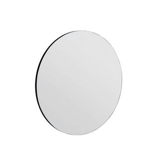 Miroir Rond à Bord Noirø70 Cm - Style Moderne Cody