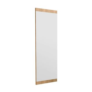 Miroir Rectangulaire Effet Bois Clair 120 Cm - à Poser Ou Suspendre Cody