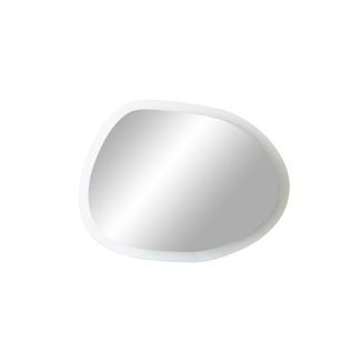 Miroir De Salon Organique Cadre Verre Transparent 83 Cm Cody