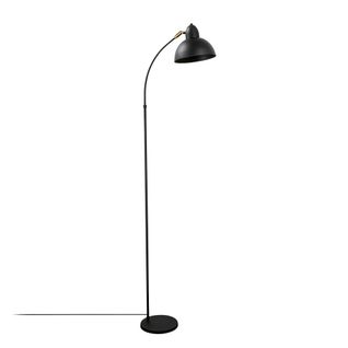 Lampadaire Vintage Noir et Doré Avec Abat-jour Orientable Sile