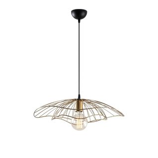 Suspension Design Métal Doré Vintage Forme Fleur Sinop