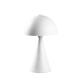 Lampe De Table Design Blanche, Abat-jour Rond Vintage Sile