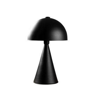 Lampe De Table Design Noire, Abat-jour Rond Vintage Sile
