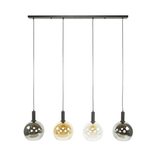 Suspension Îlot Cuisine 4 Globes Multicolores Nova