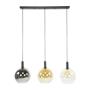 Suspension Îlot Cuisine 3 Globes Multicolores Nova
