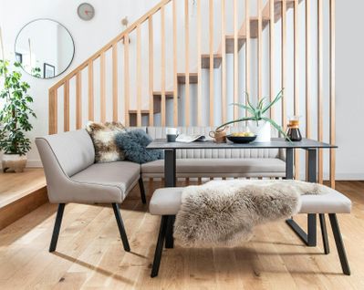 Table Céramique Gris Foncé 135 Cm Toronto