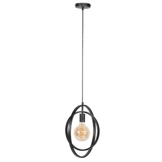 Suspension Industrielle 1 Lampe Anneaux Croisés Tribeca