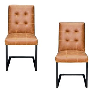 Chaise Moderne Camel (lot De 2) Oka