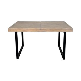 Table De Salle à Manger Extensible En Bois Recyclé 140-180 Cm Auckland