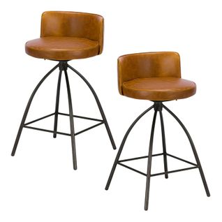 Tabouret De Bar Vintage Camel (lot De 2) Brisbane