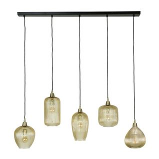 Suspension Vintage Multiple 5 Lampes Nova