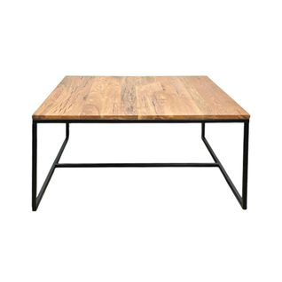 Table Basse Carrée En Chêne Massif Huilé 100 X 100 Palerme