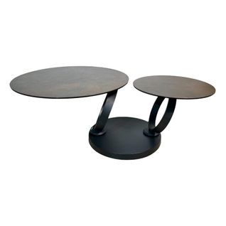 Table Basse Pivotante En Céramique Bronze Lombardie