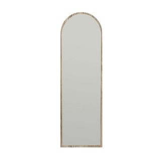 Miroir Plein Pied Moderne Ovale Effet Bois Noyer, 160 Cm Cody