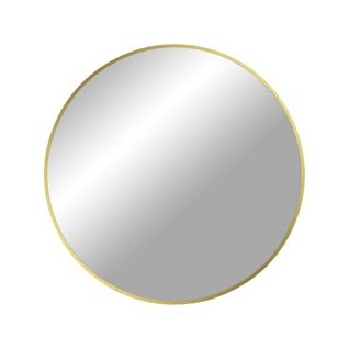 Miroir Rond Avec Cadre En Aluminium Doré Ø60 Cm Seoul