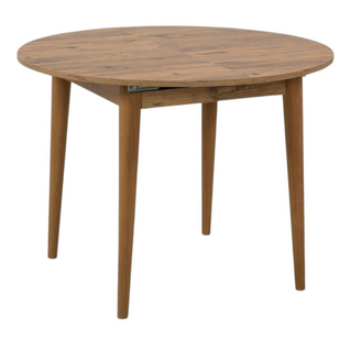 Table Ronde Extensible Effet Pin Ø100-131 Cm Orina