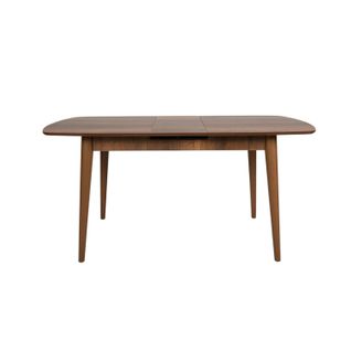 Table Extensible Vintage Effet Noyer 130-160 Cm Umea