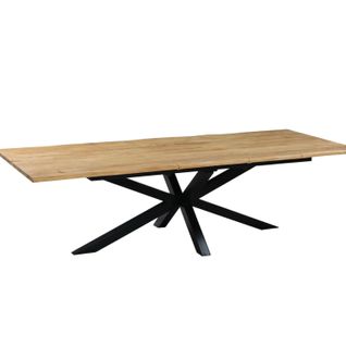 Table à Manger Extensible Bois Massif 220/280 Cm Melbourne