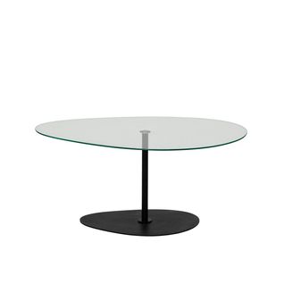 Table Basse En Verre, Forme Triangle Organique Tulum