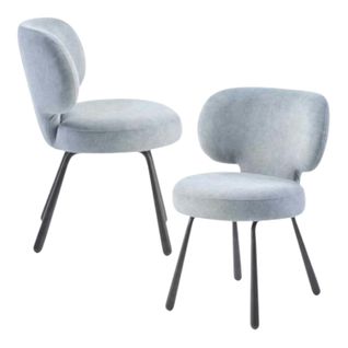 Chaise De Salle à Manger Menthe, Assise Ronde (lot De 2) Ligurie