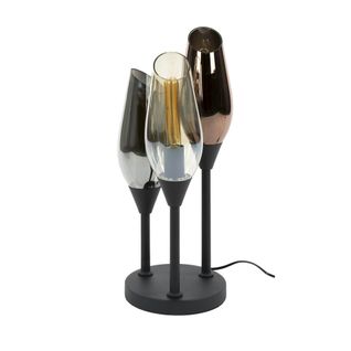 Lampe En Verre Design, 3 Abat-jour Torches Niagara