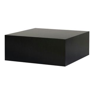 Table Basse Noire Carrée Roulettes Invisibles Marfa