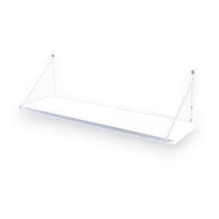 Etagère Murale Blanche Avec Montants Assortis Jena