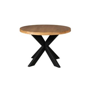 Table à Manger Ronde En Bois Clair D.140 Cm Rivano