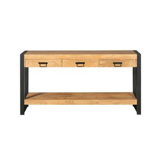 Console Longue Bois Métal 150 Cm Milora