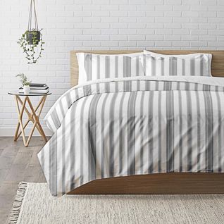 Housse De Couette Coton Markus  Gris  - 140 X 200