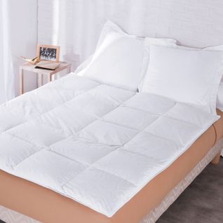 Couette Très Chaude 240x220 Blanc En Coton