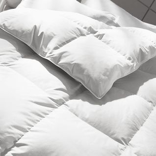 Couette Chaude 260x240 Blanc En Coton