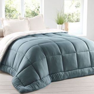 Couette Très Chaude 260x240 Bleu Orage En Polyester