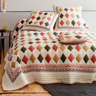 Housse D'oreiller 63x63 Orange Poterie En Coton