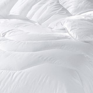 Couette Tempérée 200x200 Blanc En Polyester