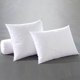 Traversin Ferme L. 140 Blanc En Coton