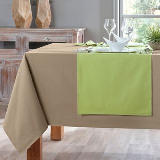 Nappe 150x150 Beige En Coton