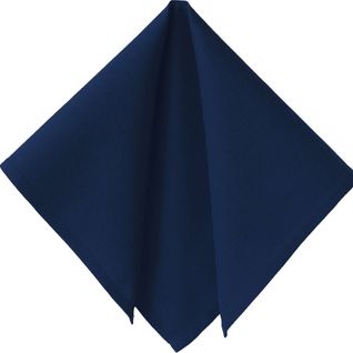 Serviette De Table 43x43 Bleu Marine En Coton