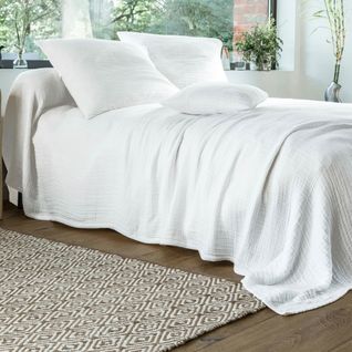 Housse D'oreiller 65x65 Blanc En Coton