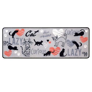 Tapis De Cuisine 40x60 Gris En Textile