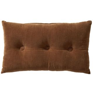 Coussin 30x50 Marron Glacé En Coton