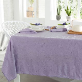 Nappe 150x150 Violet Lilas En Polyester