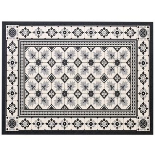 Tapis Vinyle 39x59 Gris Carbone En Synthétique