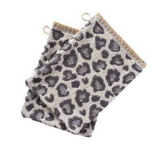 Gant De Toilette 15x22 Gris Anthracite En Coton